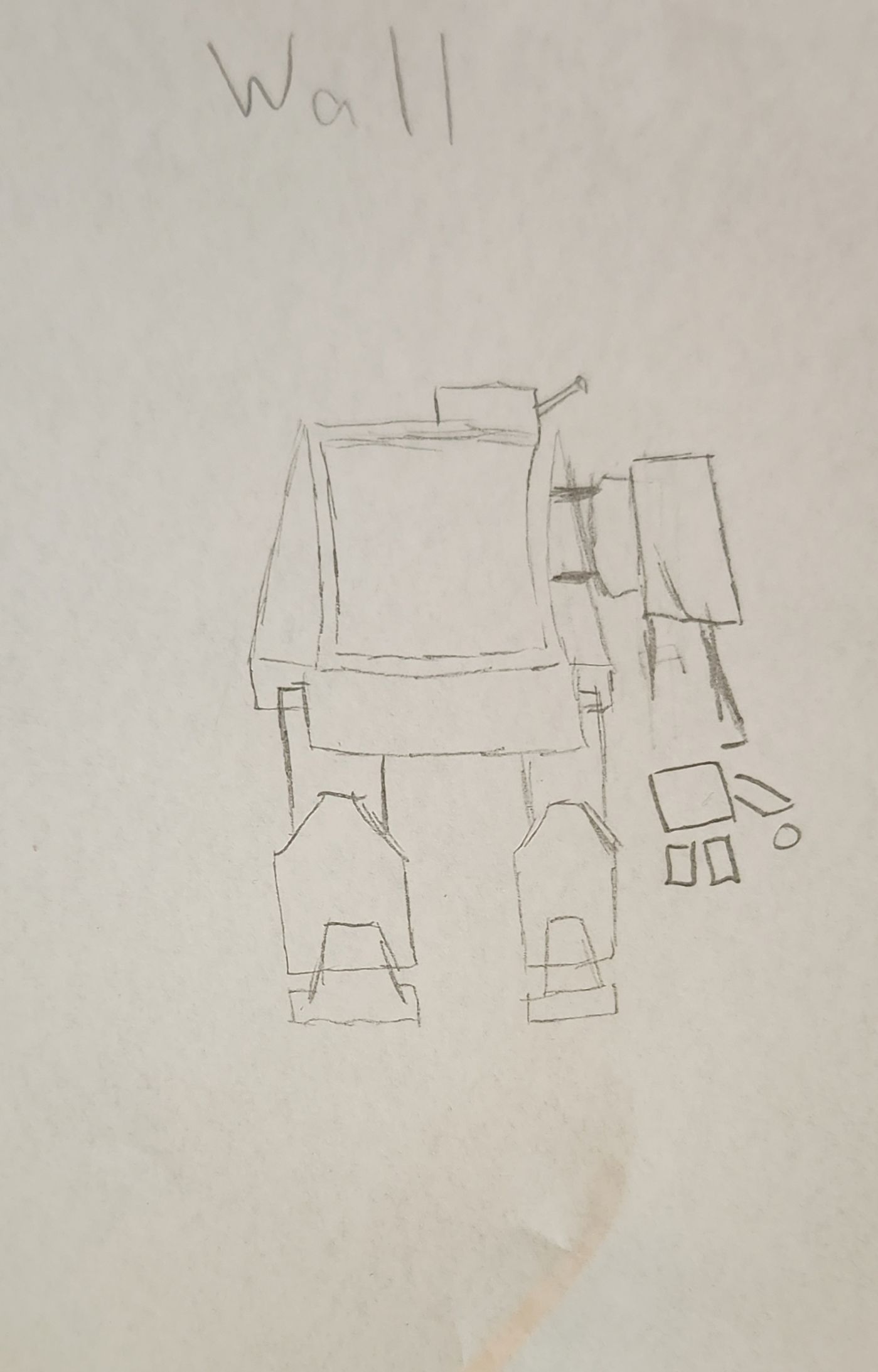 Wall mech suit.